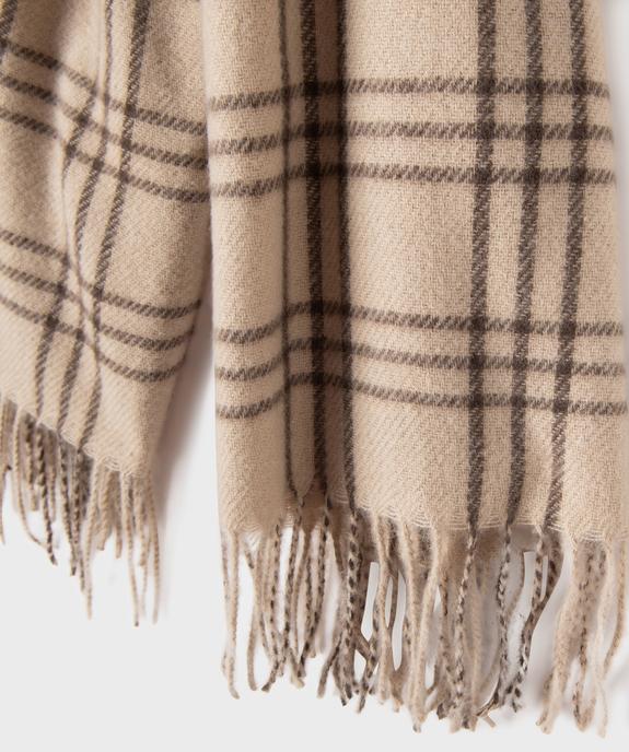 Écharpe plaid moelleuse et douce à carreaux femme - GEMO (ACCESS) Écharpe plaid moelleuse et douce à carreaux femme vue2 - GEMO (ACCESS) - GEMO