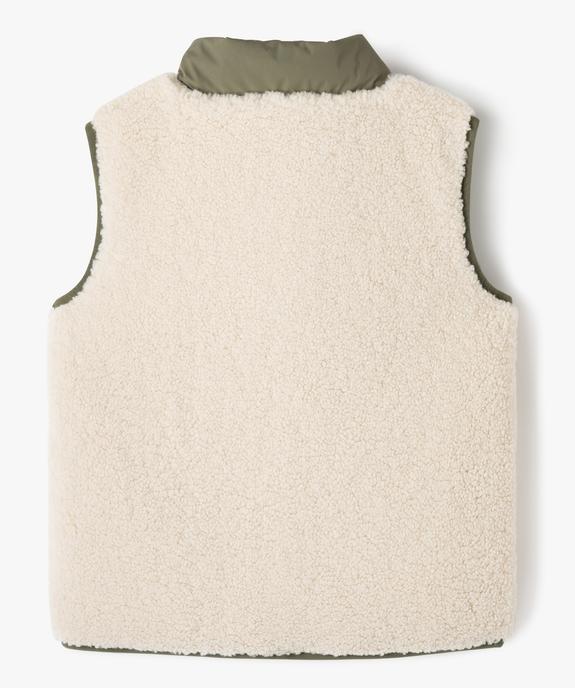 Blouson matelassé sans manche réversible garçon vue4 - GEMO 4G GARCON - GEMO