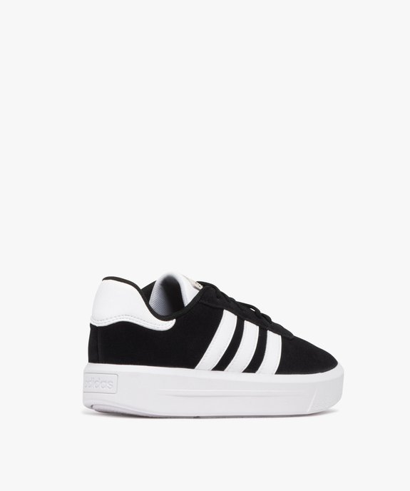Baskets femme dessus en cuir et à semelle plateforme - Adidas vue4 - ADIDAS - GEMO