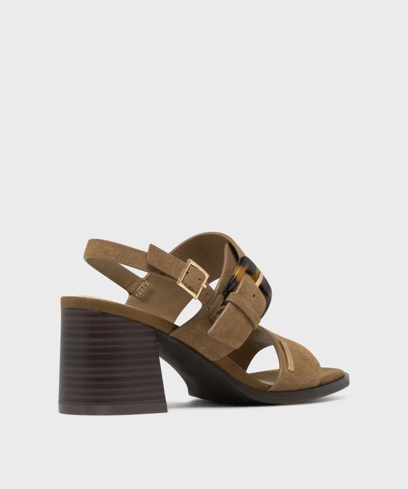 Sandales à talon avec bride arrière femme - LuluCastagnette vue4 - LULUCASTAGNETTE - GEMO