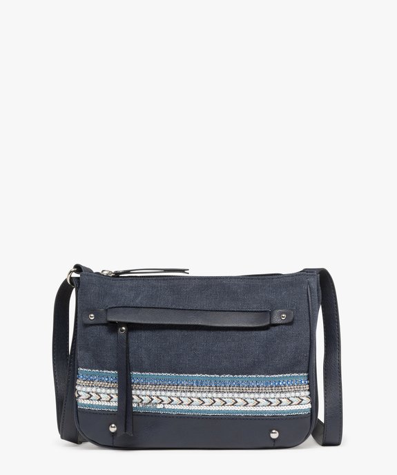 Sac besace compact avec perles et strass femme vue1 - GEMO (ACCESS) - GEMO