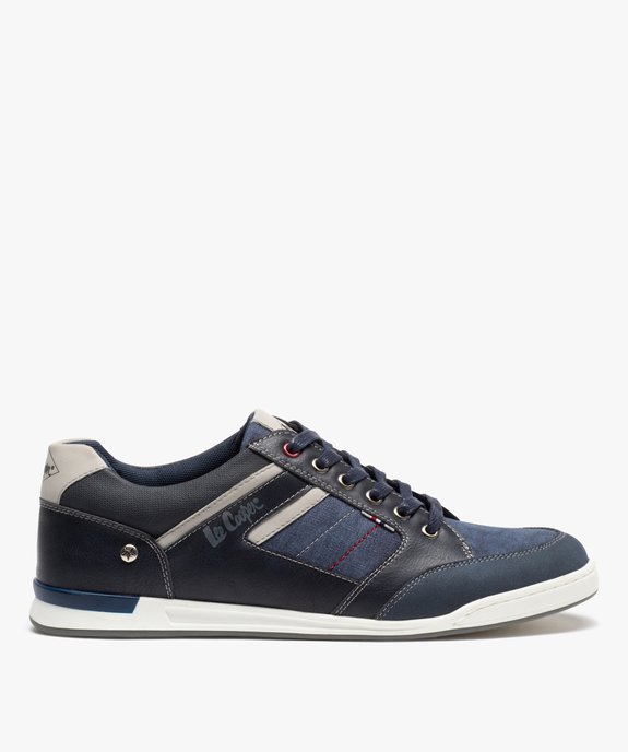 Baskets homme unies tendance denim - Lee Cooper vue1 - LEE COOPER - GEMO
