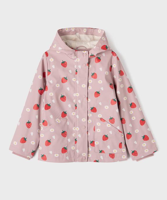 Imperméable à capuche avec imprimé animé fille vue1 - GEMO (ENFANT) - GEMO
