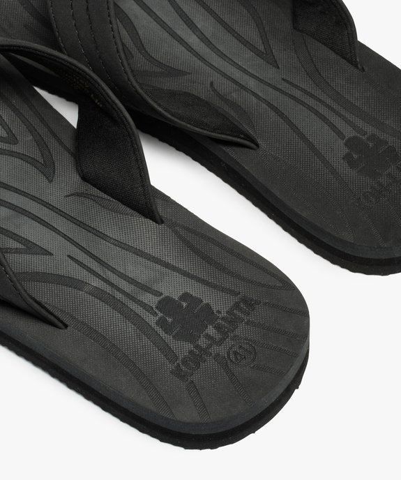 Tongs homme unies à larges brides – Koh Lanta vue3 - KOH-LANTA - GEMO