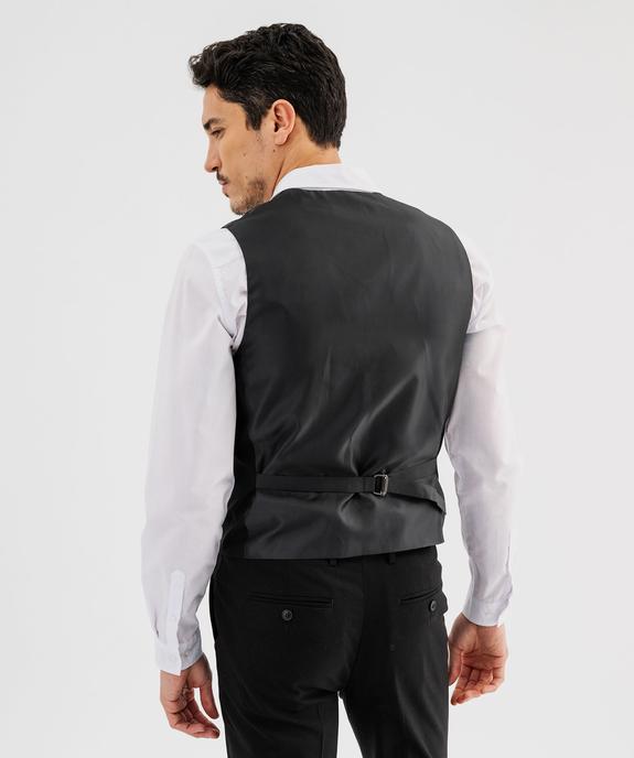 Gilet de costume sans manches uni homme vue4 - GEMO 4G HOMME - GEMO