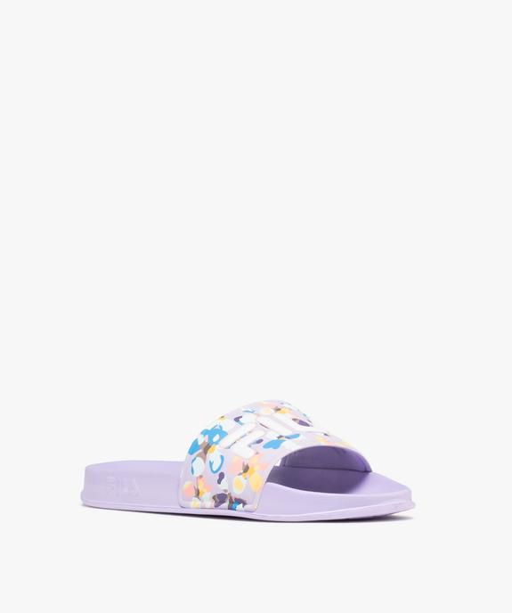 Mules de piscine à large bride imprimée femme - FILA vue2 - FILA - GEMO