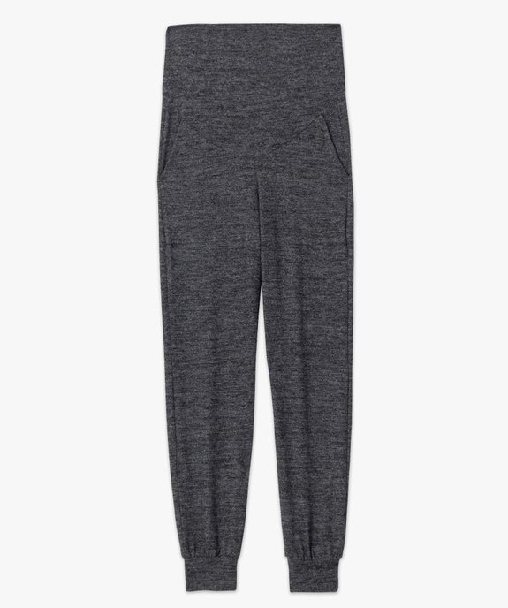 Pantalon de grossesse jogger en maille douce vue4 - GEMO (MATER) - GEMO