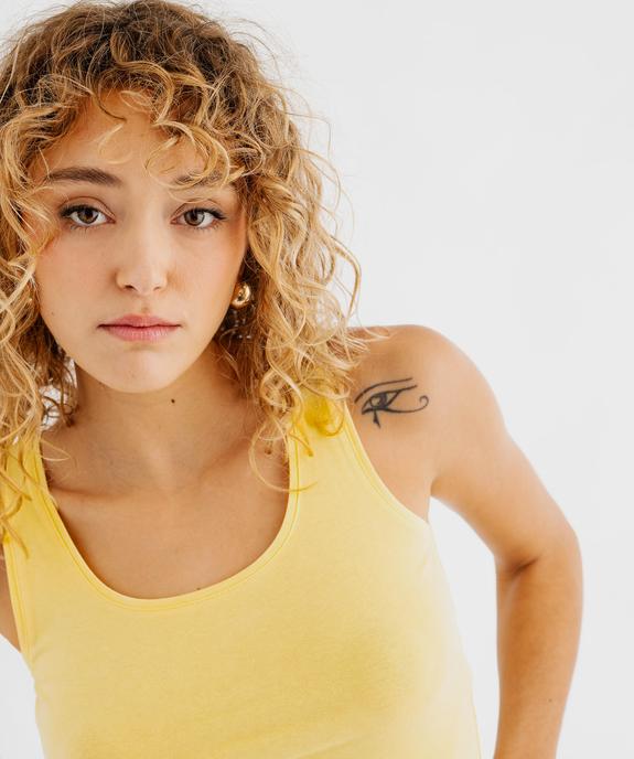 Débardeur à col rond femme vue2 - GEMO 4G FEMME - GEMO