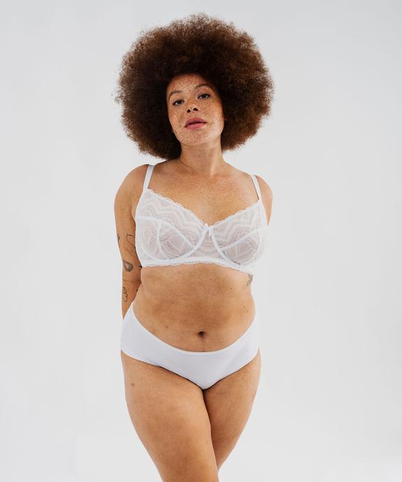 Soutien-gorge emboitant à armatures femme grande taille vue3 - GEMO(HOMWR FEM) - GEMO