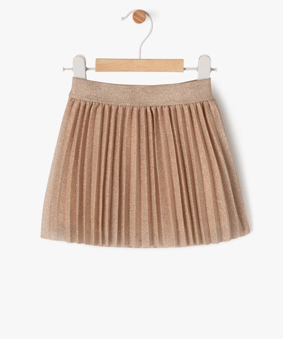 Jupe plissée pailletée bébé fille vue4 - GEMO(BEBE DEBT) - GEMO