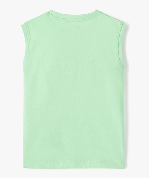 Débardeur garçon avec motif skate vue3 - GEMO (ENFANT) - GEMO