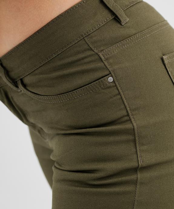 Bermuda slim en coton extensible femme vue12 - GEMO 4G FEMME - GEMO