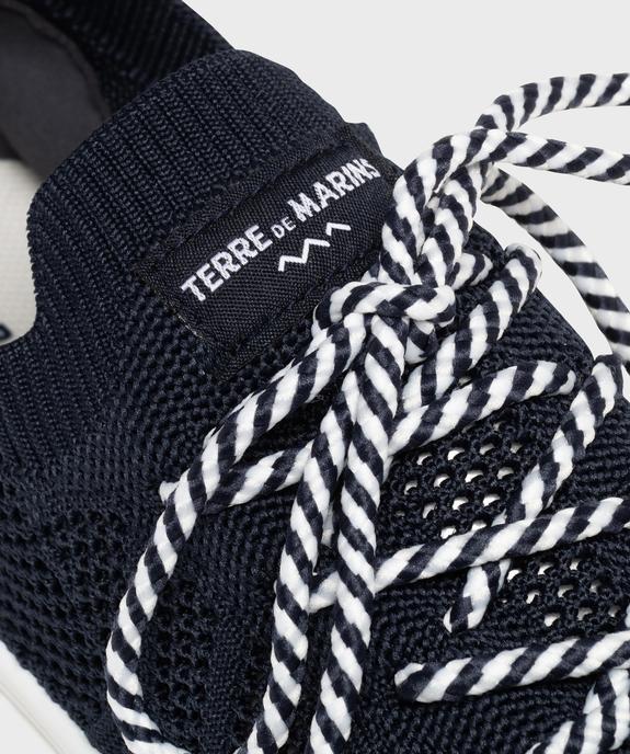 Tennis en toile tricotée femme - Terre de marins vue6 - TERRE DE MARINS - GEMO