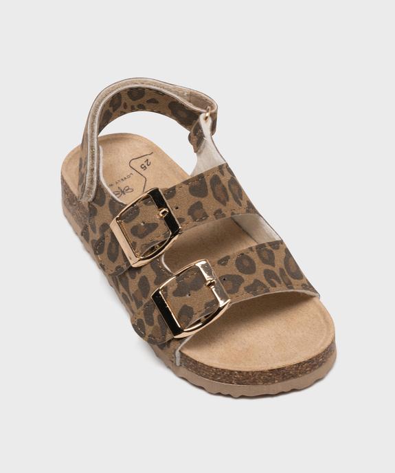 Sandales 2 brides à motif léopard fille - Lovely Wings vue5 - LOVELY WINGS - GEMO