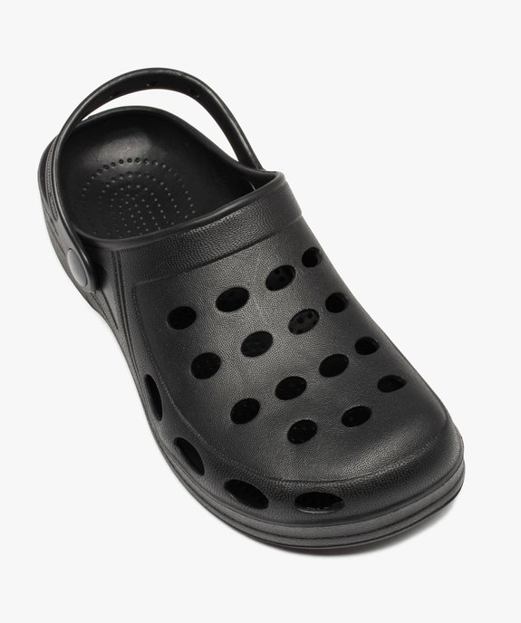 Sabots souples femme unis à perforations vue5 - GEMO (PLAGE) - GEMO