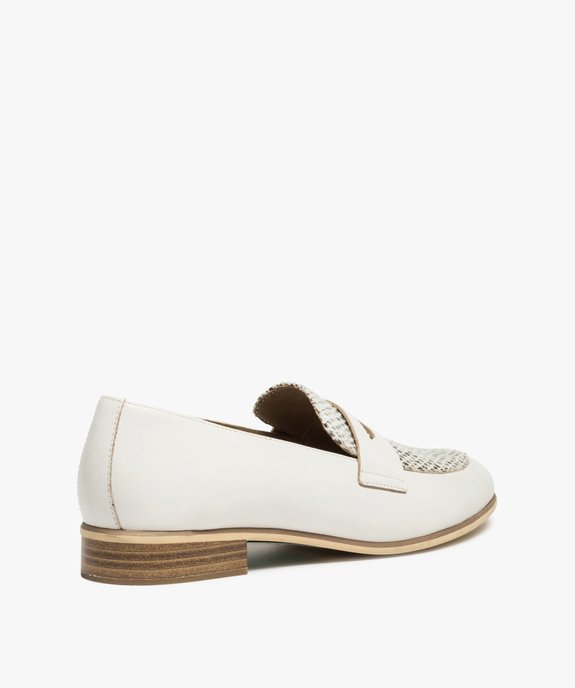 Mocassins femme à talon plat en cuir – Pierre Cardin vue4 - PIERRE CARDIN D - GEMO