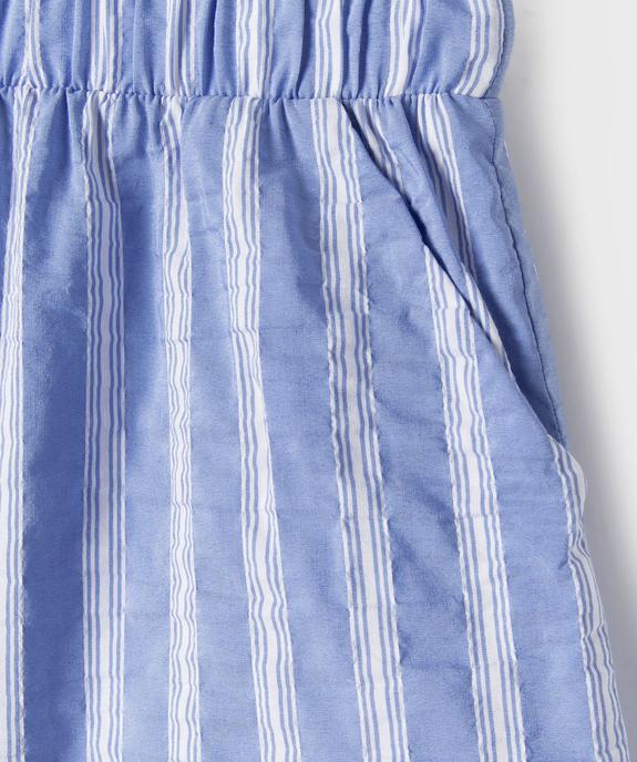 Short à rayures pour fille vue2 - GEMO (ENFANT) - GEMO