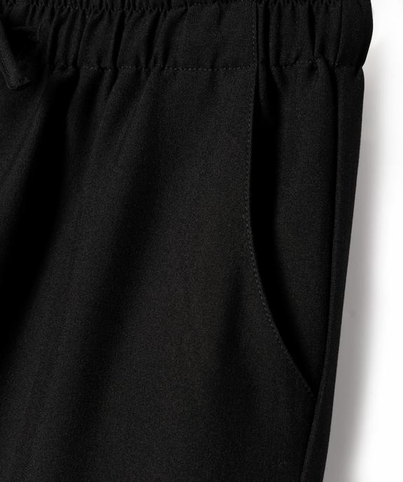 Pantalon wide leg fluide fille vue3 - GEMO (JUNIOR) - GEMO