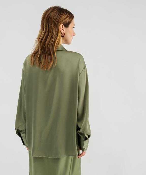 Chemise en satin femme vue3 - GEMO(FEMME PAP) - GEMO