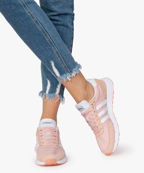 Baskets femme bicolores à lacets – Adidas Run 60s vue1 - ADIDAS - GEMO