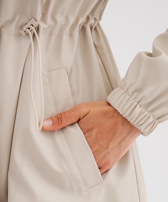 Imperméable à capuche femme vue3 - GEMO(FEMME PAP) - GEMO