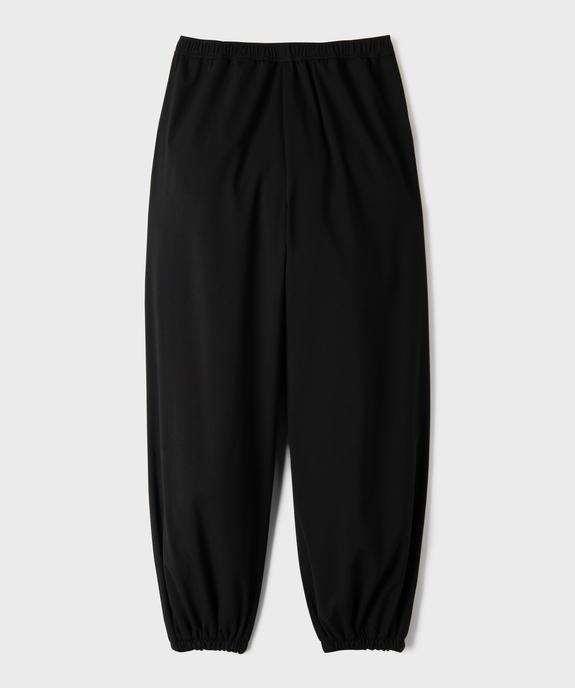 Pantalon sarouel en tissu souple et extensible fille vue3 - GEMO (JUNIOR) - GEMO