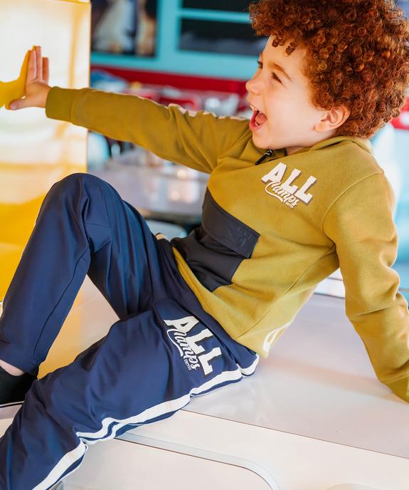 Sweat à capuche et poche colorée garçon - Camps United vue1 - CAMPS - GEMO
