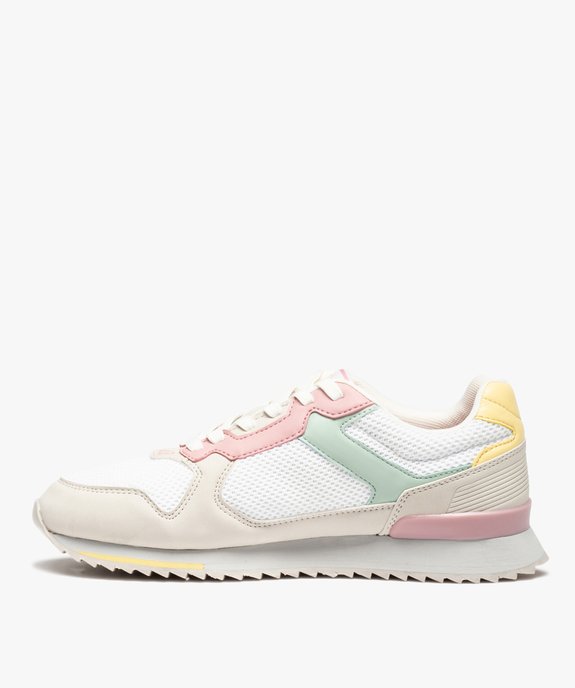 Baskets femme retro running colorées à lacets – Ellesse Bera vue3 - ELLESSE - GEMO