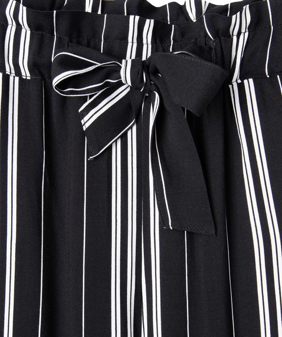Pantalon fluide coupe large fille vue2 - GEMO 4G FILLE - GEMO