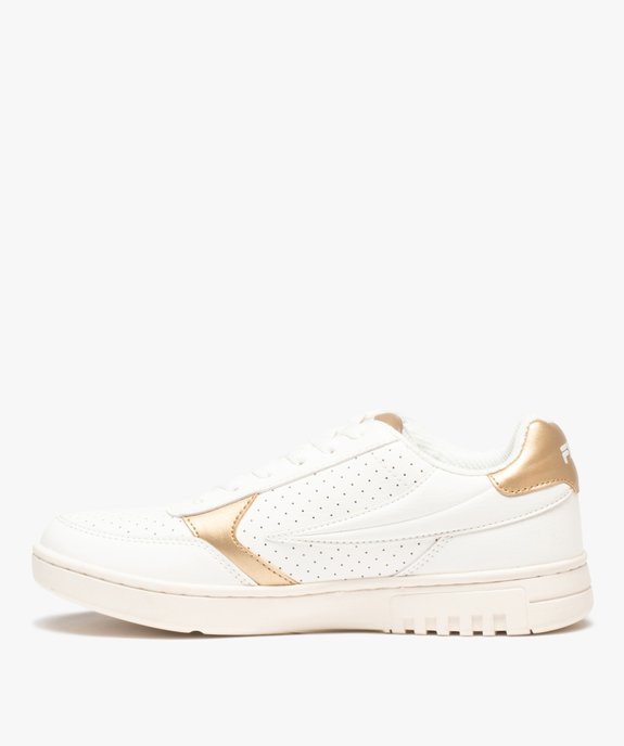 Baskets femme à lacets avec détails métallisés - Fila vue3 - FILA - GEMO