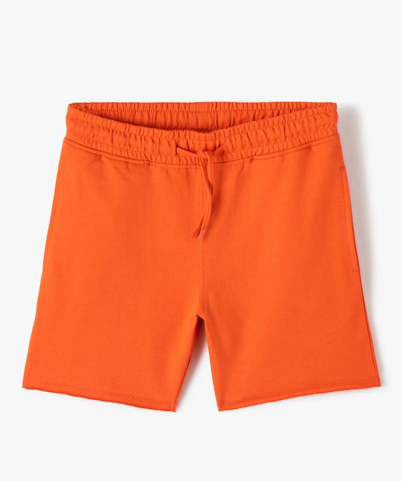 Bermuda garçon en maille à bord franc vue1 - GEMO (JUNIOR) - GEMO