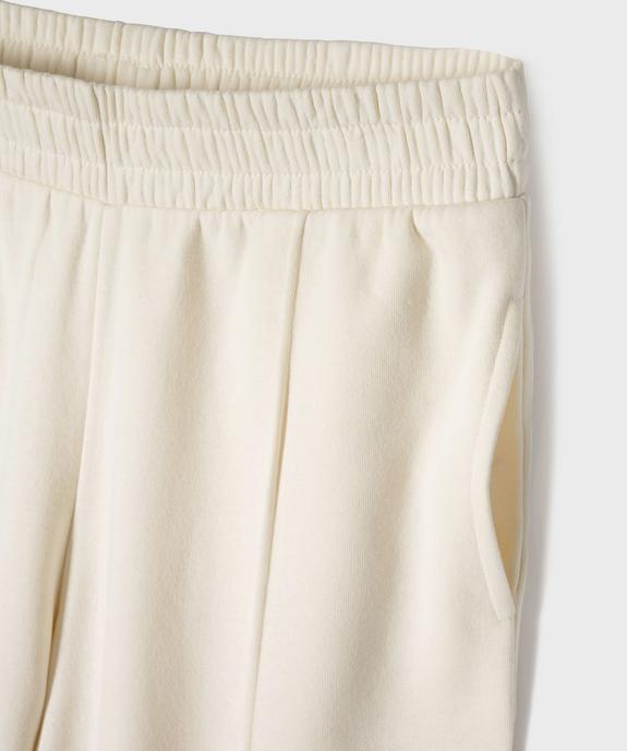 Pantalon de jogging coupe large taille élastique fille vue2 - GEMO 4G FILLE - GEMO