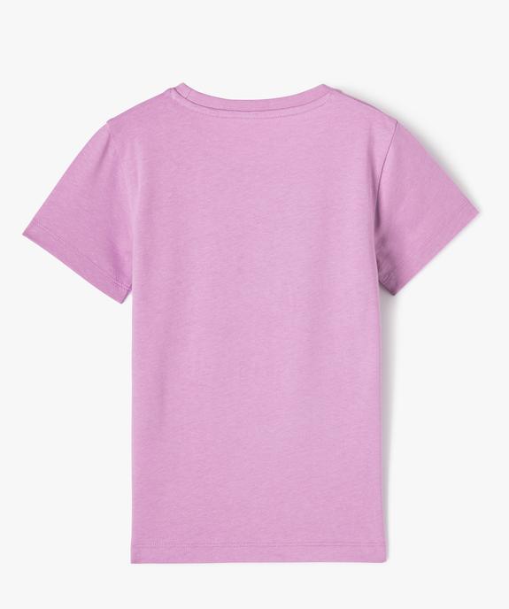 Tee-shirt manches courtes à motifs garçon vue3 - GEMO (ENFANT) - GEMO