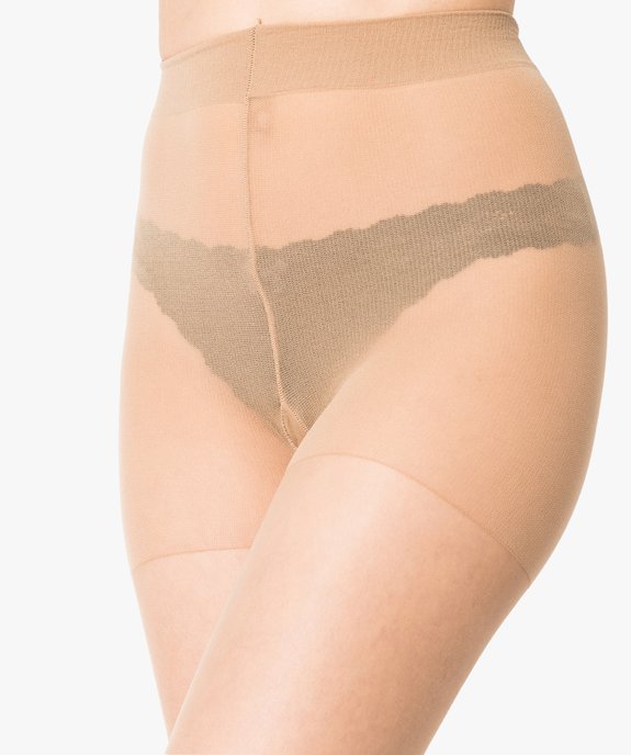 Collants voile transparent vue2 - GEMO(HOMWR FEM) - GEMO