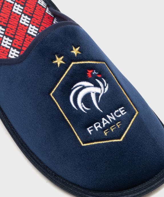 Chaussons mules en volume imprimé football garçon - FFF vue6 - FFF - GEMO