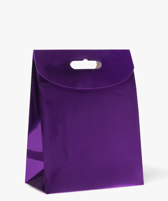 Sac cadeau uni avec rabat scratch coloris métallisé vue1 - GEMO (ACCESS) - GEMO