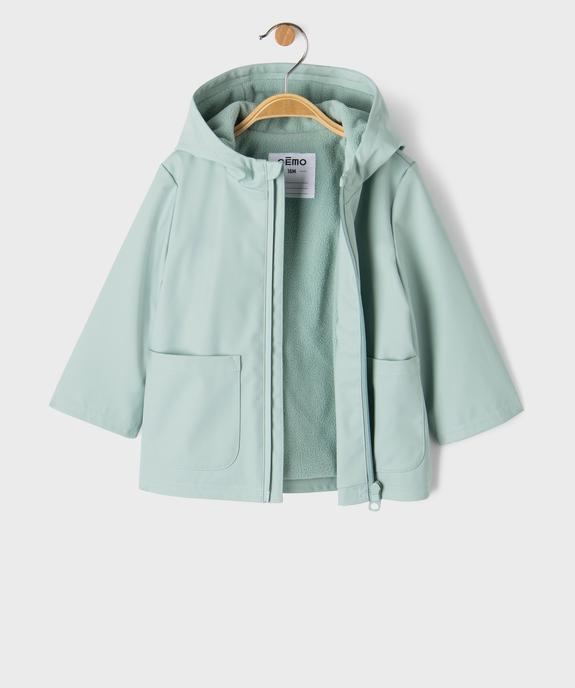 Imperméable doublé polaire bébé garçon  vue2 - GEMO(BEBE DEBT) - GEMO