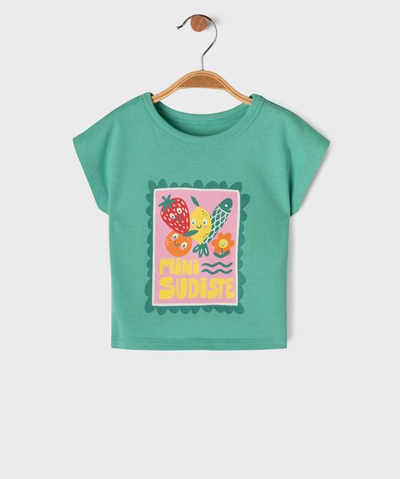 Tee-shirt manches courtes  vue1 - GEMO 4G BEBE - GEMO