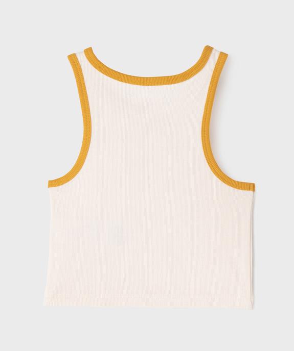 Débardeur en maille côtelée fille vue4 - GEMO (ENFANT) - GEMO