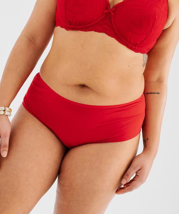 Shorty en microfibre et dentelle femme grande taille (lot de 2) vue1 - GEMO(HOMWR FEM) - GEMO