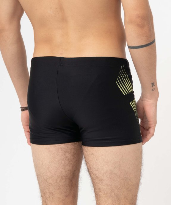 Maillot de bain homme forme boxer avec motifs colorés vue3 - GEMO (PLAGE) - GEMO