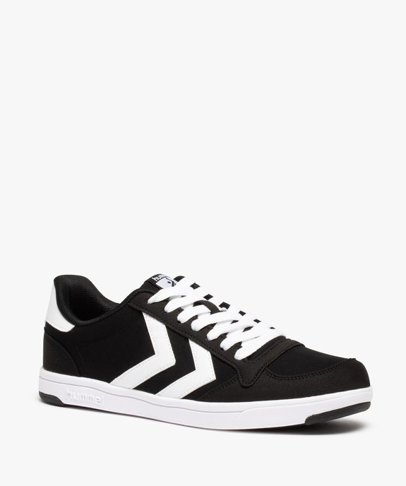 Baskets homme rétro en toile et suédine – Hummel Stadil vue2 - HUMMEL - GEMO
