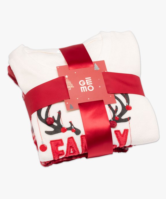 Pyjama de Noël en polaire douillete femme vue6 - GEMO(HOMWR FEM) - GEMO
