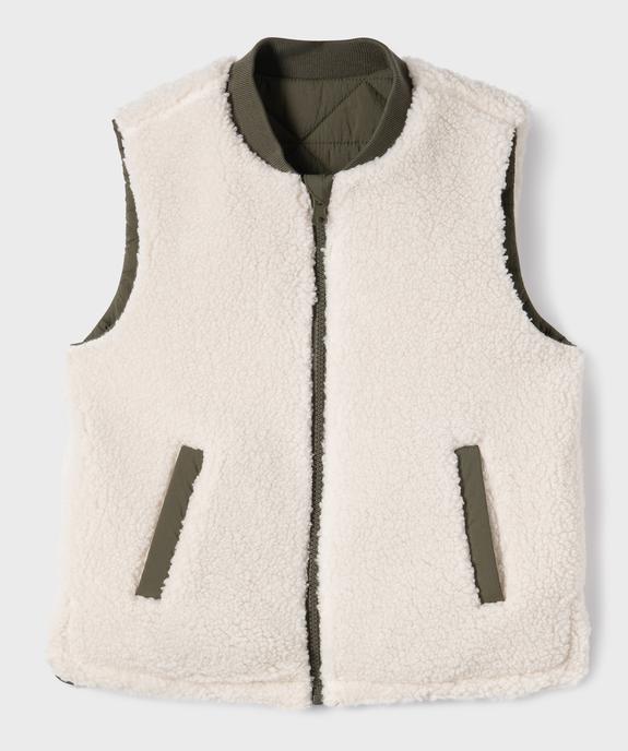 Doudoune sans manches réversible garçon vue4 - GEMO (ENFANT) - GEMO