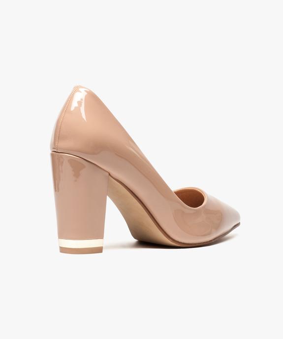 Escarpins femme à bout pointu et talon haut -Gémo x Lalaa Misaki vue4 - GEMO(URBAIN) - GEMO