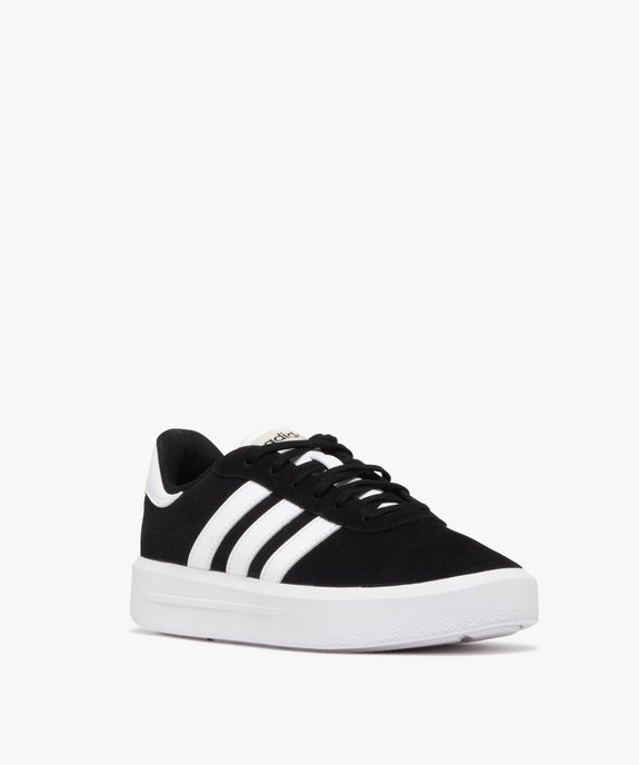 Baskets femme dessus en cuir et à semelle plateforme - Adidas vue2 - ADIDAS - GEMO