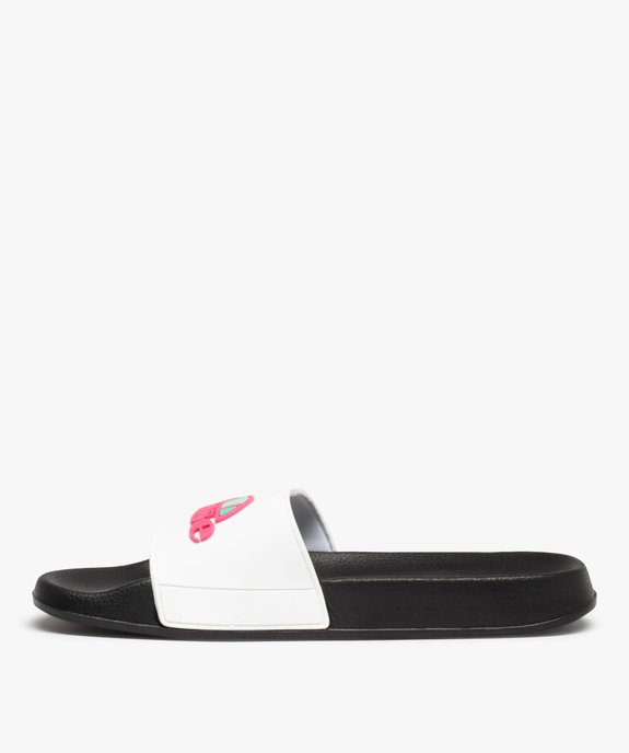 Mules de piscine femme avec logo en relief - Ellesse vue3 - ELLESSE - GEMO