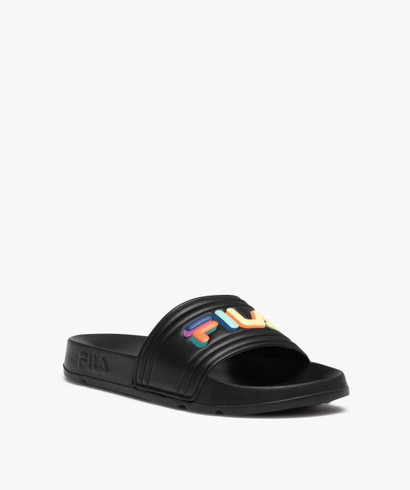 Mules de piscine homme à bandeau coloré en relief - Fila vue2 - FILA - GEMO