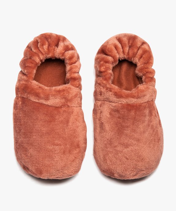 Chaussons bouillotte à chauffer au micro-ondes  vue2 - GEMO - GEMO