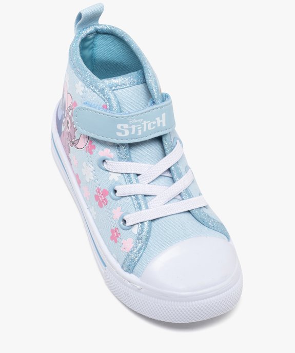 Baskets montantes en toile imprimée fille - Stitch vue5 - LILO & STITCH - GEMO